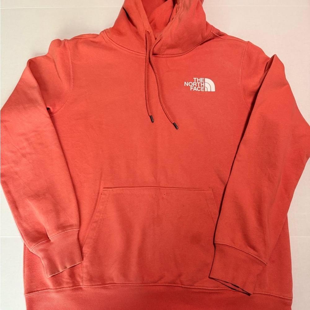 The North Face Men’s Coral Red Crewneck Hoodie